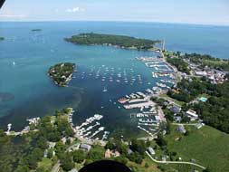 Photo of Put-in-Bay from the Air